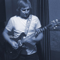 Tim Warwick, guitarist in Vancouver instrumental prog-rock band Set Phasers To Prog!