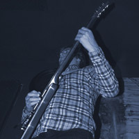 Tim Warwick, guitarist in Vancouver instrumental prog-rock band Set Phasers To Prog!